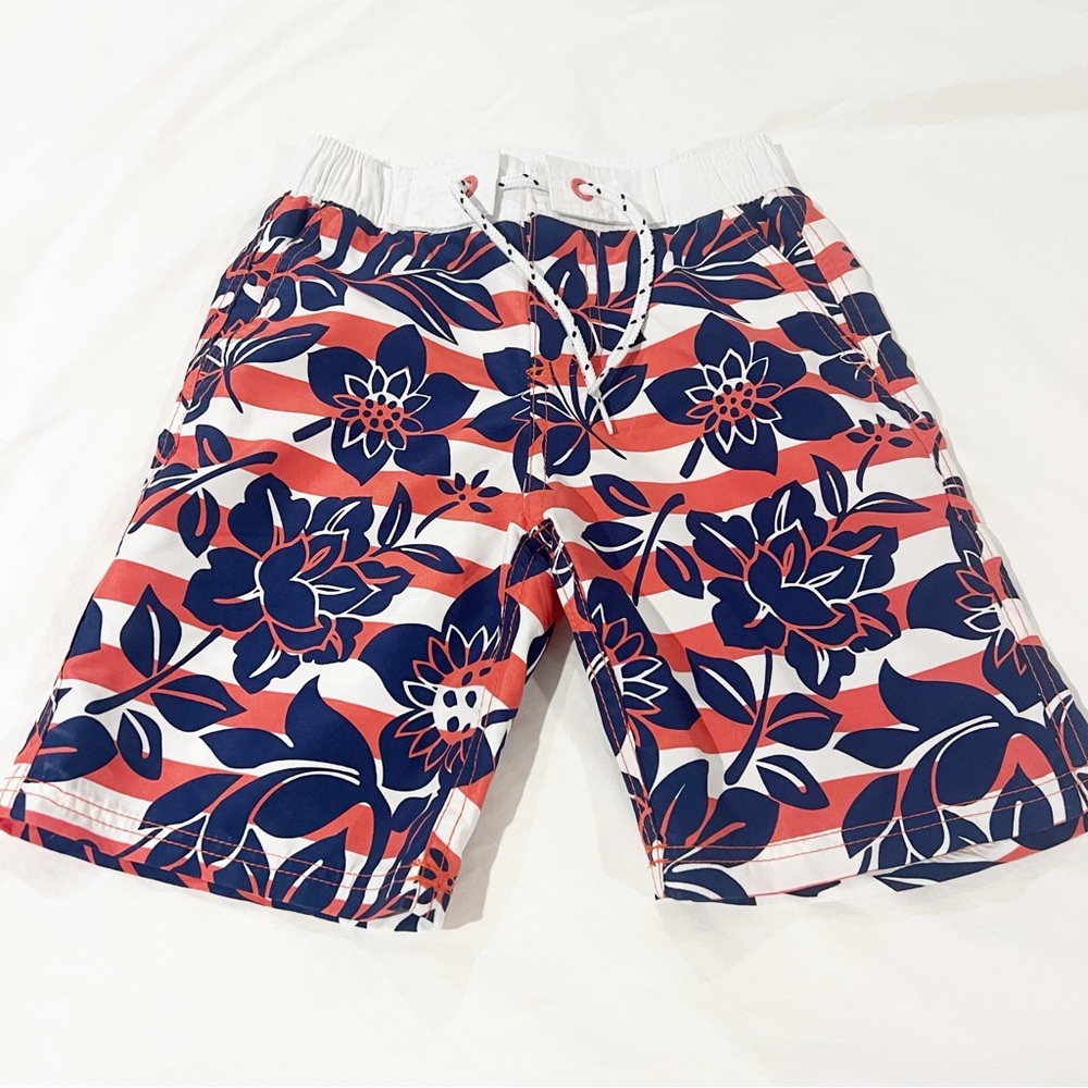 Mini Boden Swim Trunks Size 6-7 Years